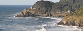 The rocky Oregon coast